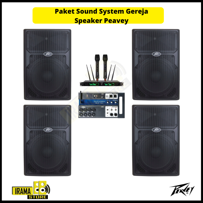 Paket Sound System Gereja Speaker Peavey - 4 Speaker